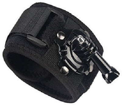 

Pithadai Wrist Strap Mount with 360 Degree Rotation & Screw for Yi, SJCAM & GoPro HD Hero Action Cameras Strap(Black)