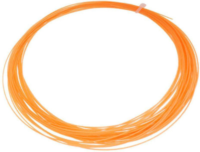 

QUINERGYS ™ Nylon High Flexibility Badminton Racquet String, Durable - Orange 0.68 Badminton String - 10 m(Orange)