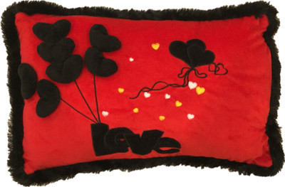 

CREATIVEVILLA CUTE RED VALENTINE LOVE STUFFED PLUSH PILLOW SOFT TOY - CVST0442 - 48 cm(Multicolor)