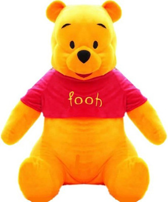 

Mofaro Pooh Soft Toy - 34 cm(Yellow, Red)