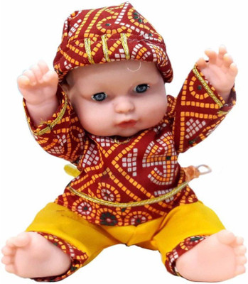 

F Z COLLECTIONS Cute Little Rajasthani Baby Doll - 24 cm - 7.90 cm(Multicolor)