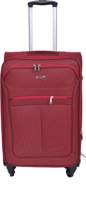 

Times Bags Stylish Polyster Expandable Trolley Bag Cabin Luggage 1TB4W Expandable Check-in Luggage -  inch(Red