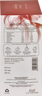 

Brewings Assam Black Unflavoured Black Tea Bags(200 g, Box)