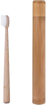 

OXGENTA ® Bamboo Toothbrush Charcoal Infused Soft BPA Free Dupont Tynex Bristles Soft Toothbrush(Pack of 24)