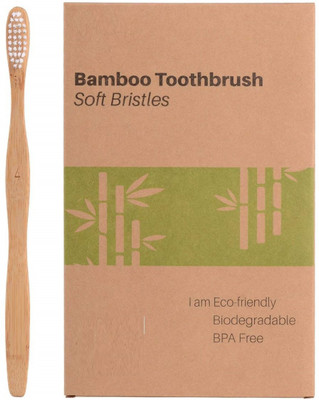 

OXGENTA ® Natural Eco-Friendly Activated Charcoal Bamboo Toothbrush Extra Soft Toothbrush(Pack of 56)