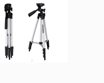 

Crizar Tripod-3110 Camera And Mobile Stand Tripod(Silver, Supports Up to 1700)