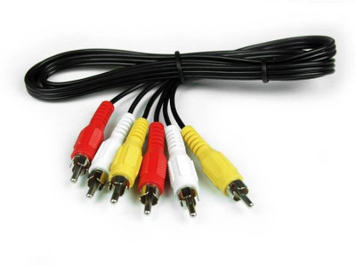 

ktalong TV-out Cable 3 RC Cable(Multicolor, For TV)