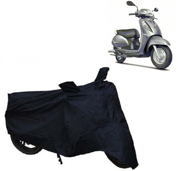 

AUTO AGE Two Wheeler Cover for Suzuki(Swish, Black)