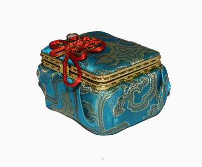 

oramsa Premium Quality Rectangle Shape Jewellary Case Vanity Box(Dark Blue)