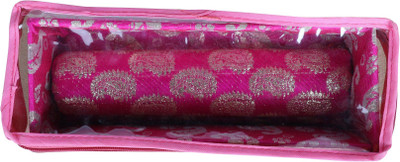 

HD Brocade Bangle Box (Hardboard Support) Pink-KI3221 Make up Vanity Box (Pink) Bangles Box Vanity Box(Pink)
