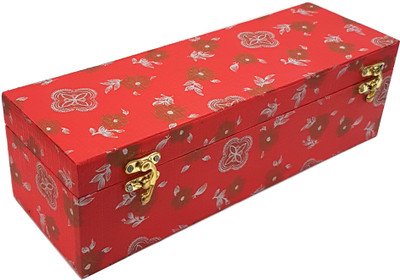 

boruz vanity box 1 rod bangles box Vanity Box(Red)
