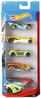 

Hot Wheels Five Car Gift Pack of 2 Assortment, Colors and Designs Might Vary(Multicolor)