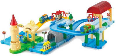 

ToyVilla Castle Adventure Train Set - Let's go on SAFARI with music and lights(Multicolor)
