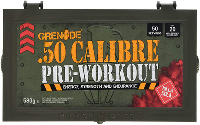 

Grenade .50 Calibre Pre-Workout (Killa Cola)(580 g)