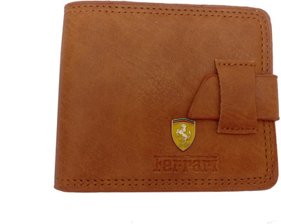 

FRIKKETTONS Men Black Genuine Leather Wallet(10 Card Slots), Brown