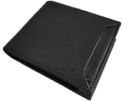 

White Bear Men Casual Black Artificial Leather Wallet(6 Card Slots)