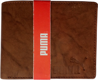 

Puma Men Casual Brown Genuine Leather Wallet(3 Card Slots)