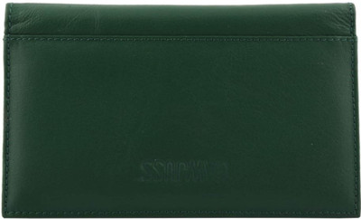 

Gawjuss Women Casual Green Genuine Leather Wallet(14 Card Slots), Multicolour