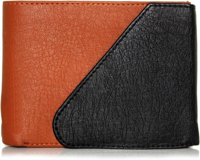 

Quetzal Men Casual Tan, Black Artificial Leather Wallet(5 Card Slots)