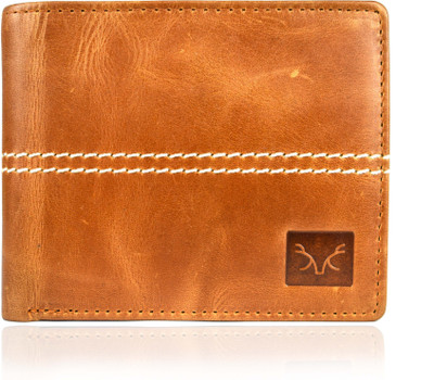 

Forester Men Casual Tan Genuine Leather Wallet(7 Card Slots), Tan-brown