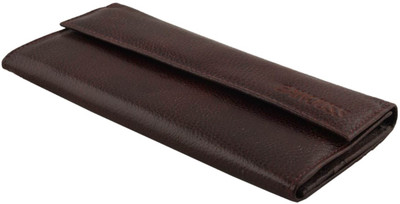 

Gawjuss Women Casual Brown Genuine Leather Wallet(17 Card Slots), Multicolour