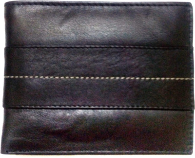 

KASIA Men Casual Black Genuine Leather Wallet(8 Card Slots)