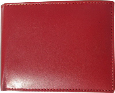 

Zubron Men Casual Red Genuine Leather Wallet(7 Card Slots), Red055