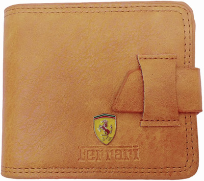 

FRIKKETTONS Men Black Genuine Leather Wallet(10 Card Slots), Tan