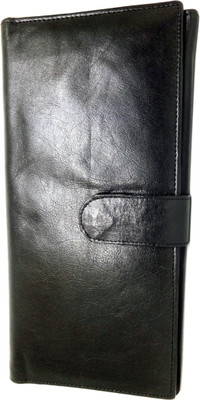 

Ashwood Men Black Genuine Leather Document Holder(17 Card Slots)