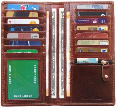 

ABYS Genuine Leather Travel Document Holder||Credit card Case||Business Card Case for Men & Women(Maroon)