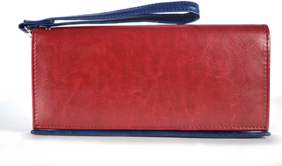 

Death By Color Women Blue, Brown Artificial Leather Wallet(13 Card Slots)