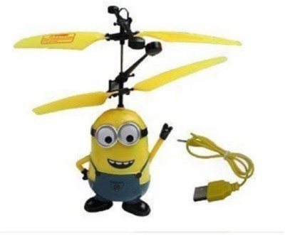 

QUINERGYS ™ Minon Helicopter | High Range | with Sensor | Heavy Quality | Attractive Toy for Fun(Multicolor)