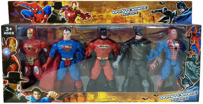 

QUINERGYS ® The Avengers Exclusive 5-Pack Action Figure Set(Multicolor)