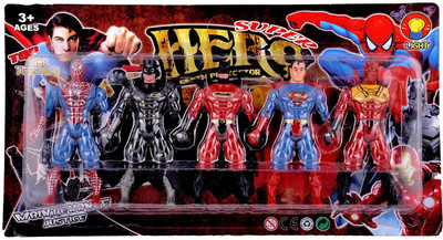 

QUINERGYS ™ Collectors Edition Action Figure Toys Avengers Super Hero Set(Multicolor)