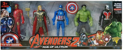 

QUINERGYS ™ 5 In 1 Twist And Move Action Figure Set(Multicolor)