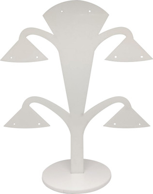 

Aumni Crafts Acrylic Jewel Earring Tabletop Display Stand 7.5inch Tree White (Sold as 1 piece)