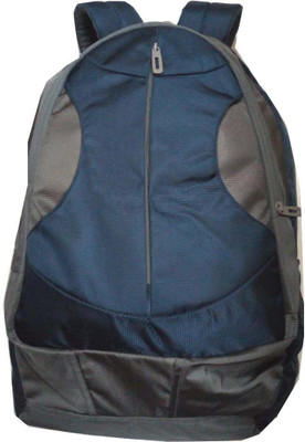mybuddy stylish large laptop backpack 32 Laptop Backpack(Blue), Blue;grey