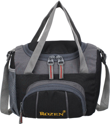 

Rozen Lunch Tiffin Bag Black 304 for Office Picnic School Waterproof Multipurpose Bag(Black, 4 L)
