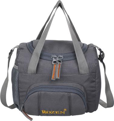 

ROZEN Lunch Tiffin Bag Gray 303 for School Office Picnic Waterproof Lunch Bag(Grey, 4 L)