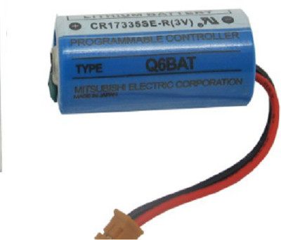 VGS MARKETINGS CR17335SE-R Q6BAT 3V 1800mA Li-ion Industrial QNS PLC Lihium  Replaces for Q02CPU Q02HCPU Q06HCPU Q12HCPU Q12HCP  Battery