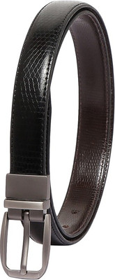 

Chisel Men Formal Black Artificial Leather Reversible Belt