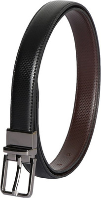 

Chisel Men Formal Black Artificial Leather Reversible Belt