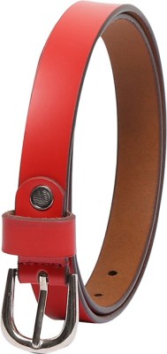 

Chisel Women Casual Red Genuine Leather Belt