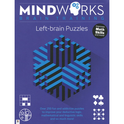 Mindworks Brain Training Left - Brain Puzzles - Over 250 Fun and Addictive Puzzles to Improve Your Deductive Logic, Mathematical and Linguistic Skills and So Much More!(English, Paperback, Hinkler Books Pvt Ltd) Mindworks Brain Training Left - Brain Puzzles - Over 250 Fun and Addictive Puzzles to Improve Your Deductive Logic, Mathematical and Linguistic Skills and So Much More!(English, Paperback, Hinkler Books Pvt Ltd)