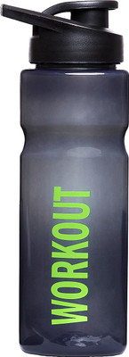 

Sportigoo Translucent Gym Running Yoga 750 Sipper(Pack of 1, Black, Green)