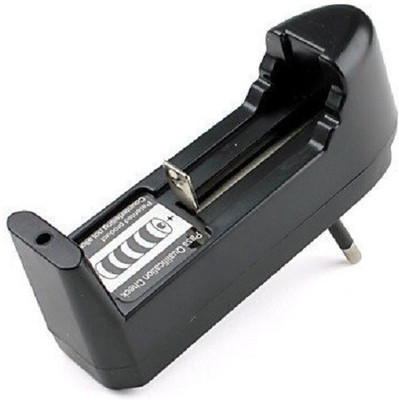 

VGS MARKETINGS UNIVERSAL 3.7V 18650 LITHIUM ION BATTERY CHARGER Single Battery Charger for 18650/16340/14500/17670 Batteries Camera Battery Charger(Black)