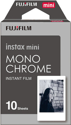 

Fujifilm Instax Mini Monochrome Film - 10 Exposures Film Roll(Yes 0 ISO Pack of 1)