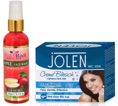 

Pink Root APPLE FACE WASH 100ML WITH JOLEN OXY BLEACH(Set of 2)