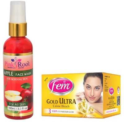 

Pink Root APPLE FACE WASH 100ML WITH FEM GOLD BLEACH(Set of 2)