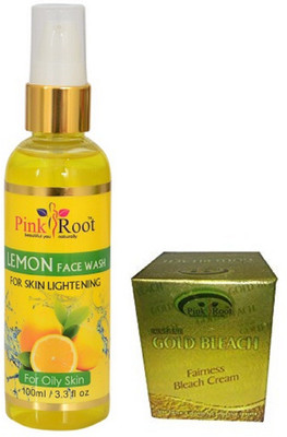 

Pink Root LEMON FACE WASH 100ML WITH GOLD BLEACH(Set of 2)